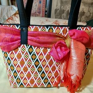 Fashion shoulder bag multicolored